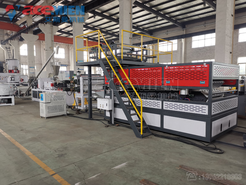 880-1050mm 四層ASA覆膜塑料琉璃瓦生產(chǎn)線(xiàn) PVC仿古樹(shù)脂瓦設備